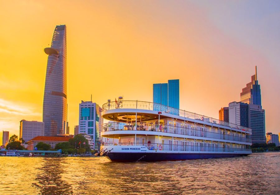 Trip to Ho Chi Minh City begins with golden skies and river dreams