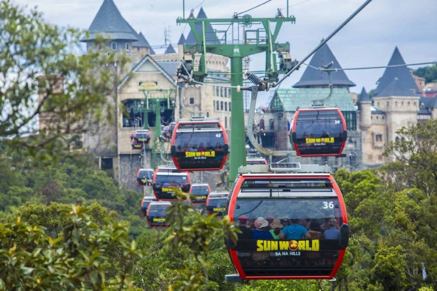 Glide above clouds with Ba Na Hills Cable Car, 5 Days in Danang and Hoian