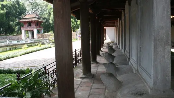 Temple of Literature - where 82 steles are located