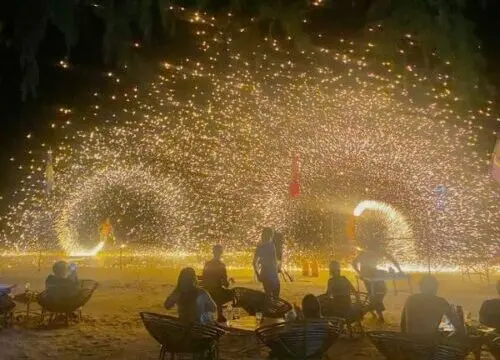 Fire show at Koh Rong