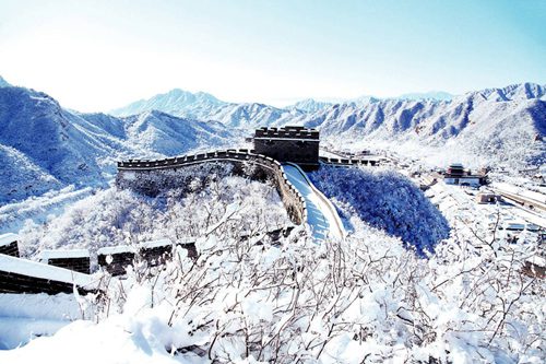 The Great Wall in winter in China, Best Places to Visit in China in Winter
