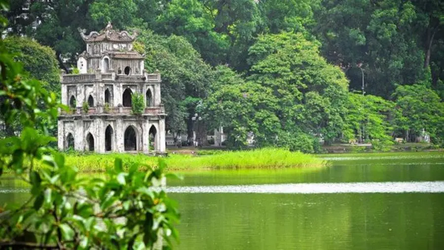 You will visit Hoan Kiem Lake in your A Glimpse of Vietnam tour in 8 Days