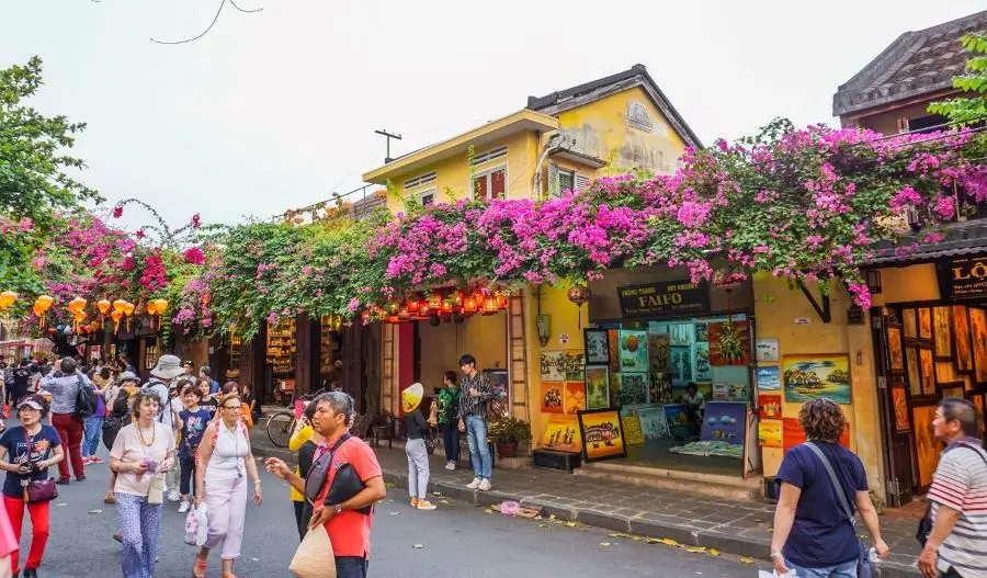 Hoi An streets, Saigon to Hanoi Highlights Tour in 12 Days