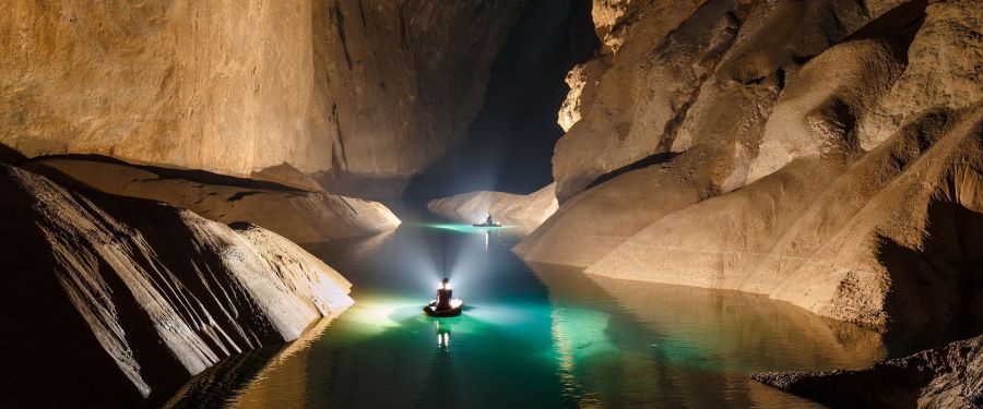 Inside Son Doong Cave you’ll find jungles, rivers and towering underground skylights