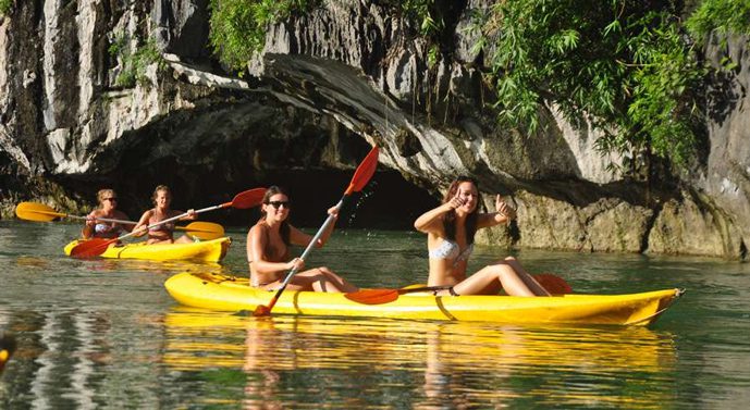 Kayaking in Halong Bay - Gray Line