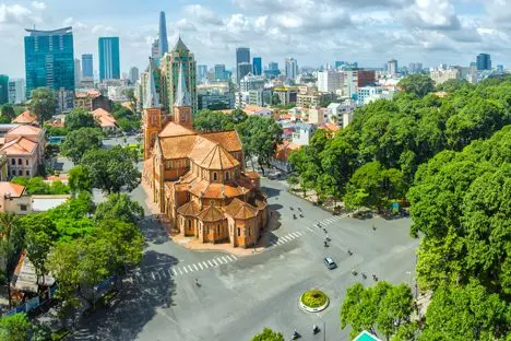 Saigon to Hanoi Highlights Tour in 12 Days, Notre Dame Cathedral