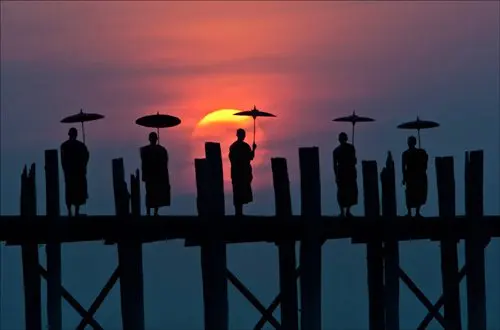 U Bein Bridge - Mandalay